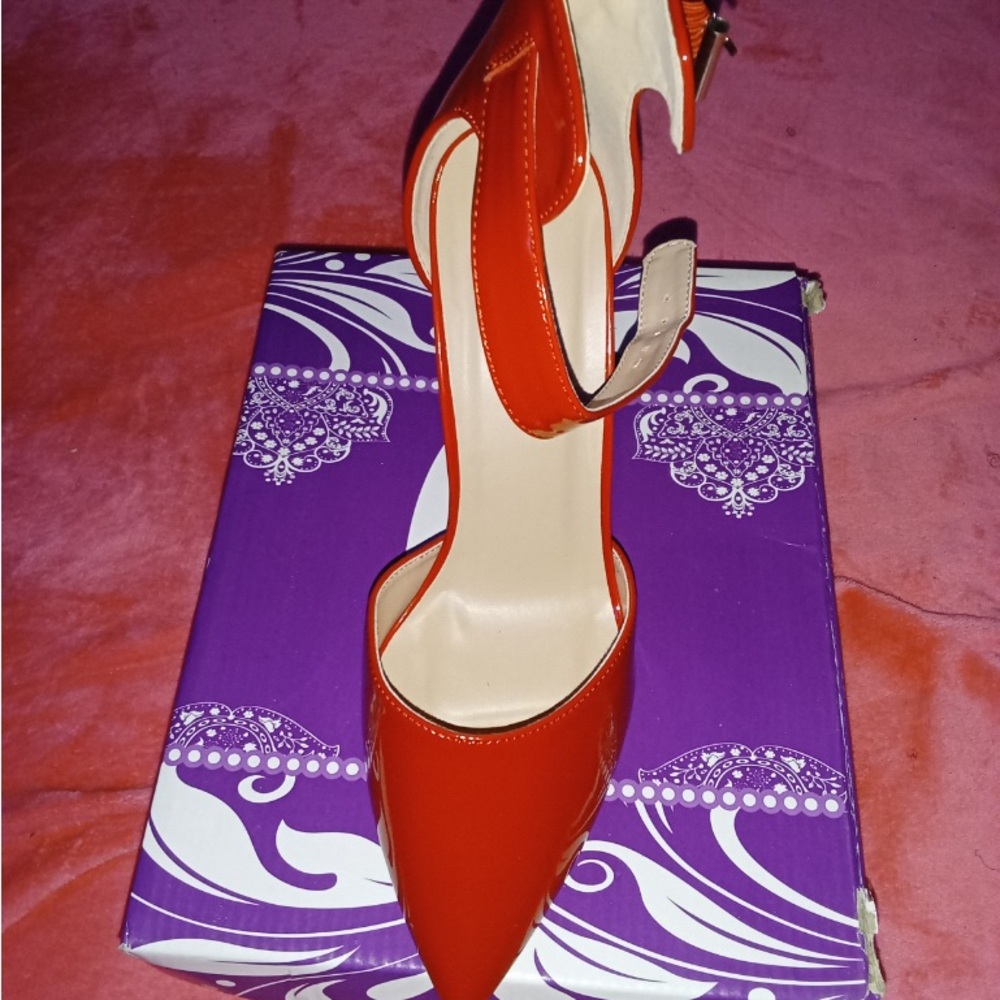 Chic Red Women's Heels